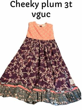 Cheeky plum 3t girls maxi dress